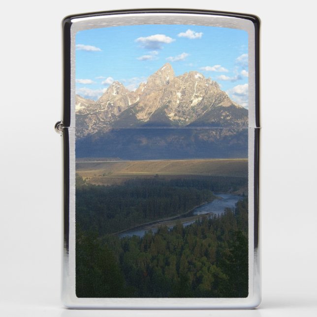 Jackson Hole Mountains (Grand Teton National Park) Zippo Lighter (Front)