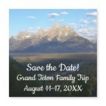 Jackson Hole Mountains Grand Teton Save the Date