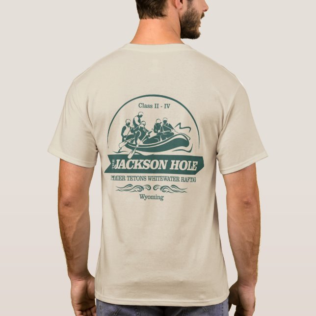 Jackson Hole (rafting2) T-Shirt (Back)