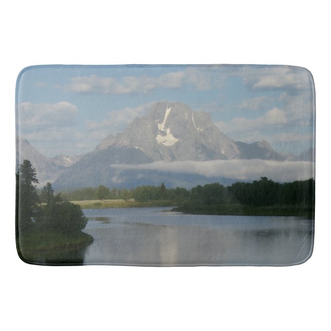 Jackson Hole River at Grand Teton National Park Bath Mat (Front)