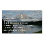 Jackson Hole River at Grand Teton National Park Business Card Magnet