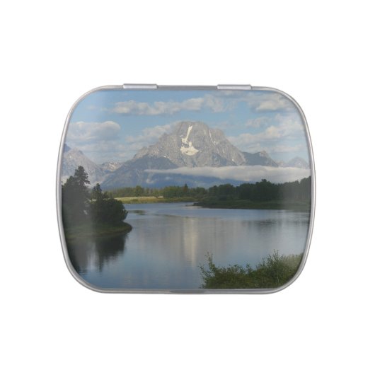 Jackson Hole River at Grand Teton National Park Candy Tin (Top)