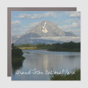 Jackson Hole River at Grand Teton National Park Car Magnet