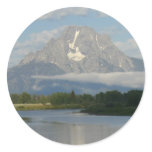 Jackson Hole River at Grand Teton National Park Classic Round Sticker