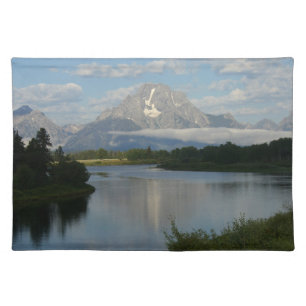 Jackson Hole River at Grand Teton National Park Cloth Placemat