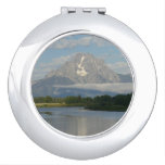 Jackson Hole River at Grand Teton National Park Compact Mirror