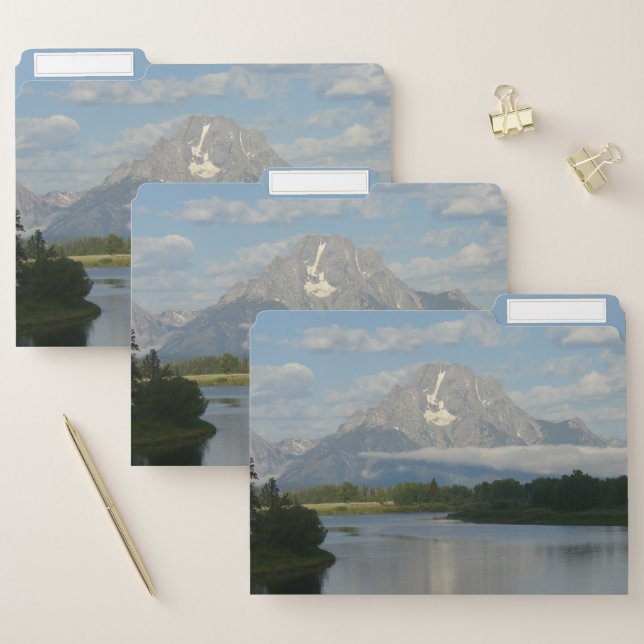 Jackson Hole River at Grand Teton National Park File Folder (Set)