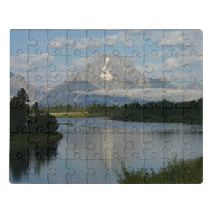 Jackson Hole River at Grand Teton National Park Jigsaw Puzzle