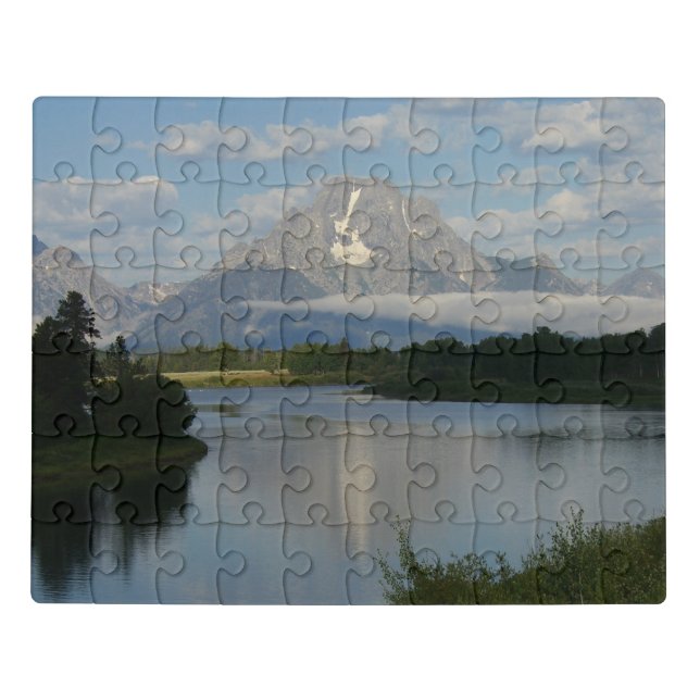 Jackson Hole River at Grand Teton National Park Jigsaw Puzzle (Puzzle Horizontal)
