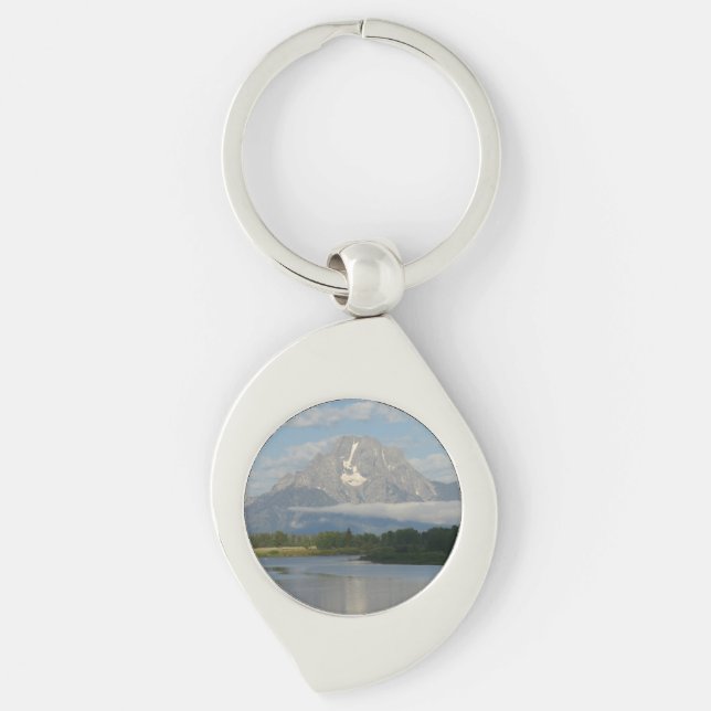 Jackson Hole River at Grand Teton National Park Keychain (Front)