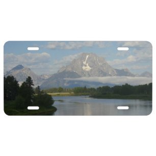 Jackson Hole River at Grand Teton National Park License Plate