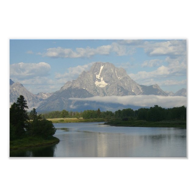 Jackson Hole River at Grand Teton National Park Photo Print (Front)