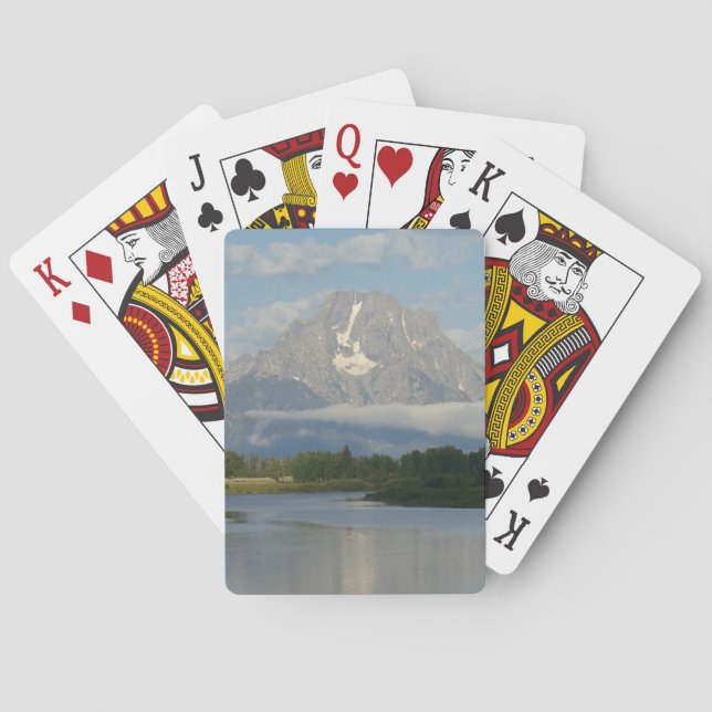 Jackson Hole River at Grand Teton National Park Poker Cards (Back)