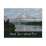 Jackson Hole River at Grand Teton National Park Postcard