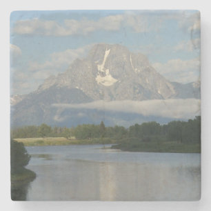 Jackson Hole River at Grand Teton National Park Stone Coaster