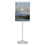 Jackson Hole River at Grand Teton National Park Table Lamp