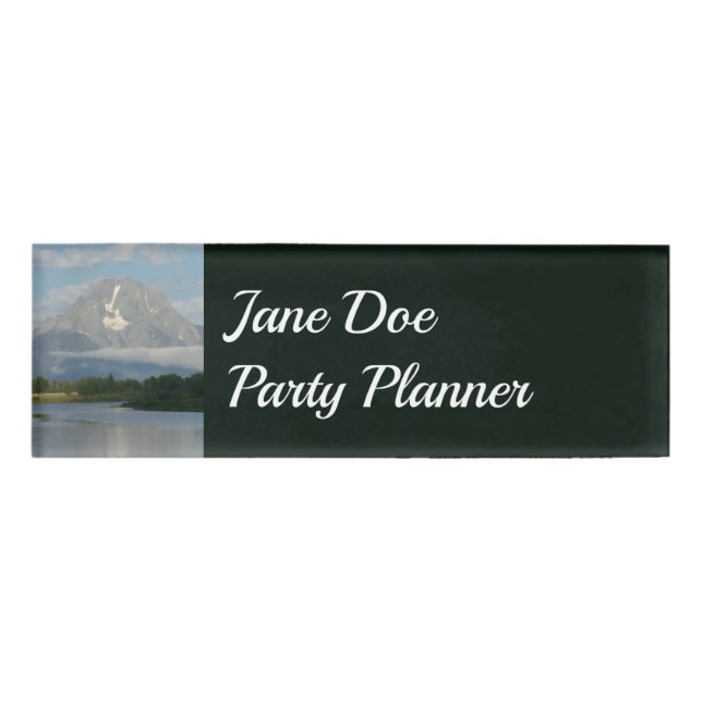 Jackson Hole River Name Tag (Front)