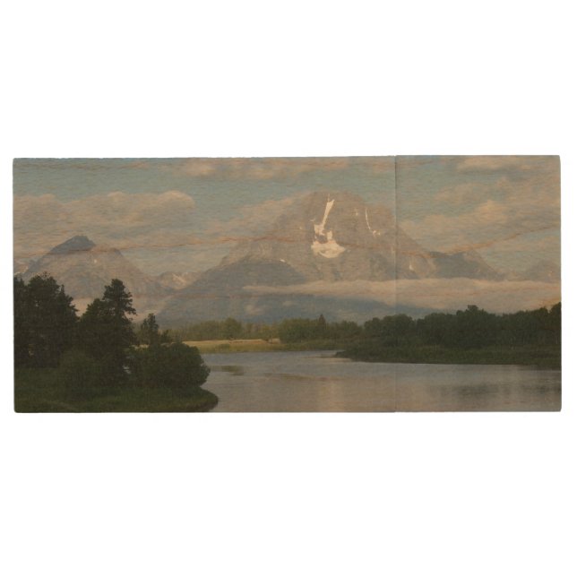 Jackson Hole River Wood Flash Drive (Front)