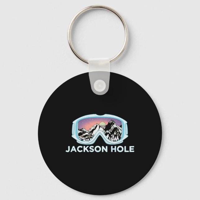 Jackson Hole Ski Design Jackson Hole  Keychain (Front)