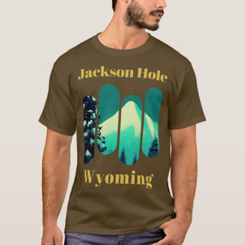 Jackson Hole ski Wyoming 3 T_Shirt
