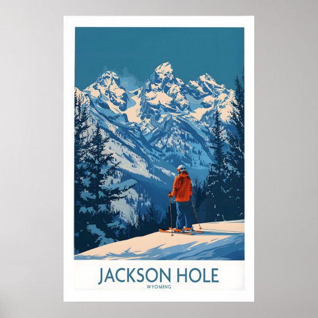 Jackson Hole Wall Art - Wyoming 1 (Front)