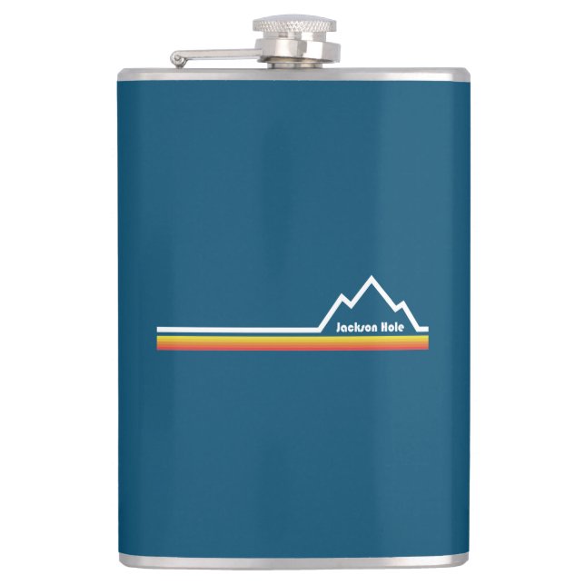 Jackson Hole Wyoming Flask (Front)