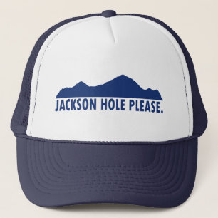 Jackson Hole Wyoming Please Trucker Hat