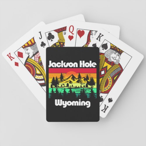 Jackson Hole Wyoming Poker Cards