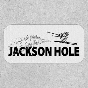 Jackson Hole Wyoming Ski Jumper Patch