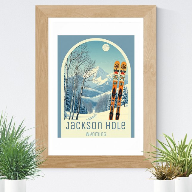Jackson Hole Wyoming ski resort  Poster (Creator Uploaded)