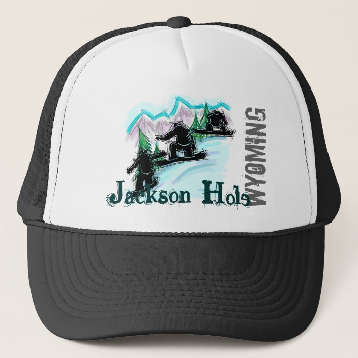 Jackson Hole Wyoming snowboard hat