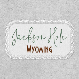 Jackson Hole, Wyoming Travel Souvenir Patch