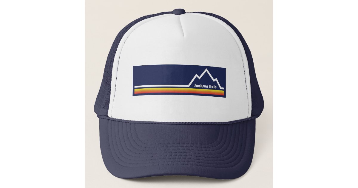 Jackson Hole Wyoming Trucker Hat Zazzle