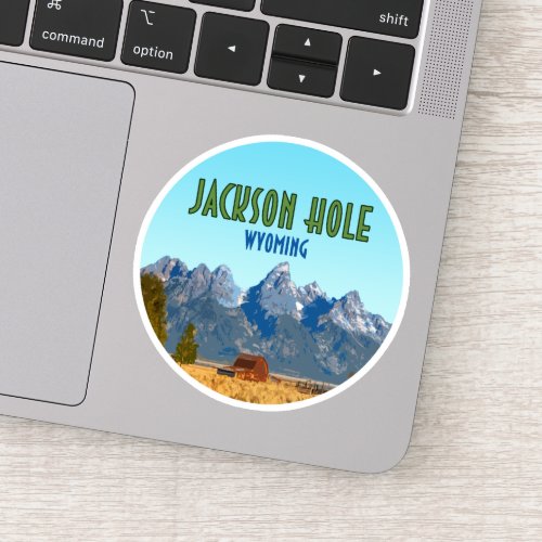 Jackson Hole Wyoming Vintage Sticker