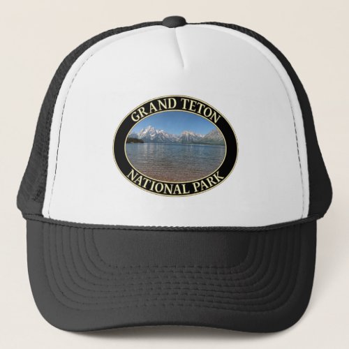 Jackson Lake at Grand Teton National Park in WY Trucker Hat