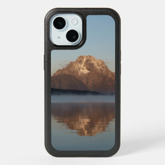 Jackson Lake Dam Reflection in Grand Teton Park iPhone 15 Case