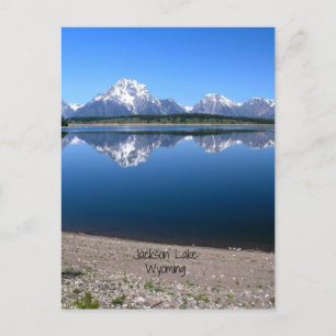 Jackson Lake, Wyoming Postcard