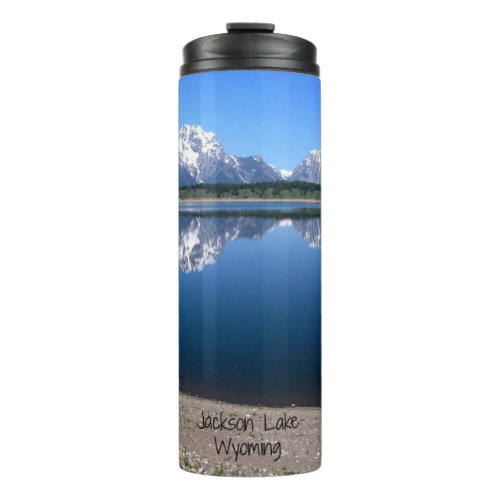 Jackson Lake Wyoming Thermal Tumbler