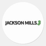 Jackson Mills, New Jersey Classic Round Sticker