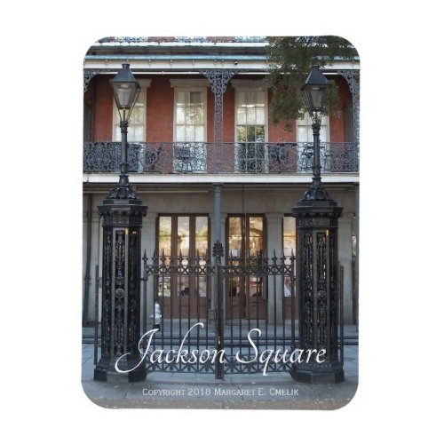 Jackson Square Gate New Orleans French Quarter Magnet