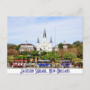 Jackson Square in New Orleans, Louisiana Postcard