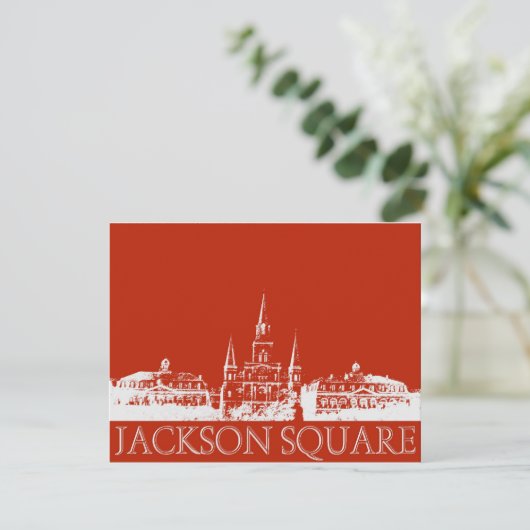 Jackson Square In Red (Standing Front)