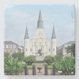 Jackson Square, Jackson Square Coaster,New Orleans Stone Coaster
