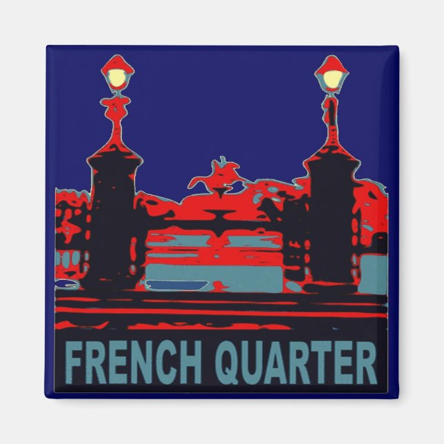 Jackson Square Magnet (Front)