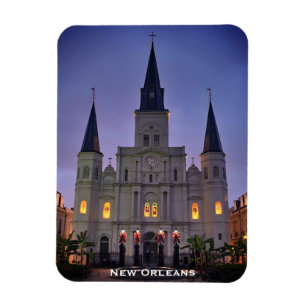 Jackson Square, New Orleans, LA Cathedral Basilica Magnet