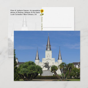 Jackson Square, New Orleans, LA -  Postcard