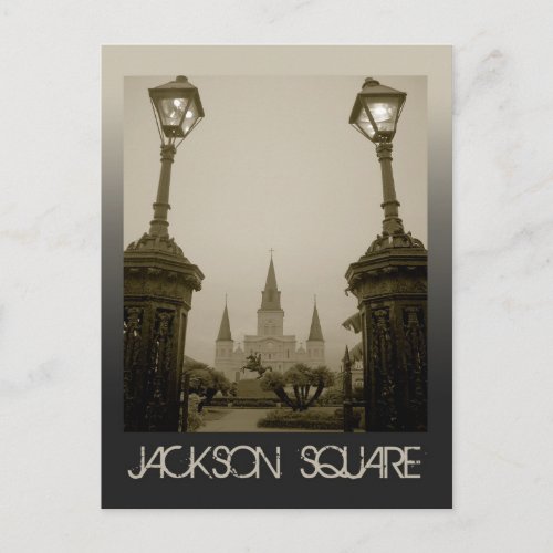 Jackson Square New Orleans LA Postcard