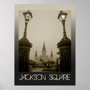 Jackson Square, New Orleans, Louisiana Poster