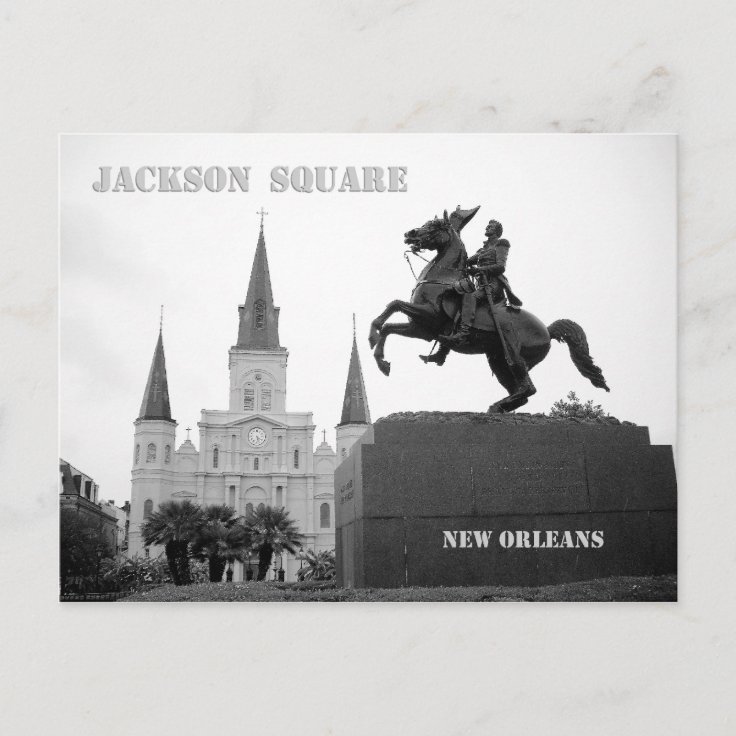 Jackson Square, New Orleans Postcard | Zazzle