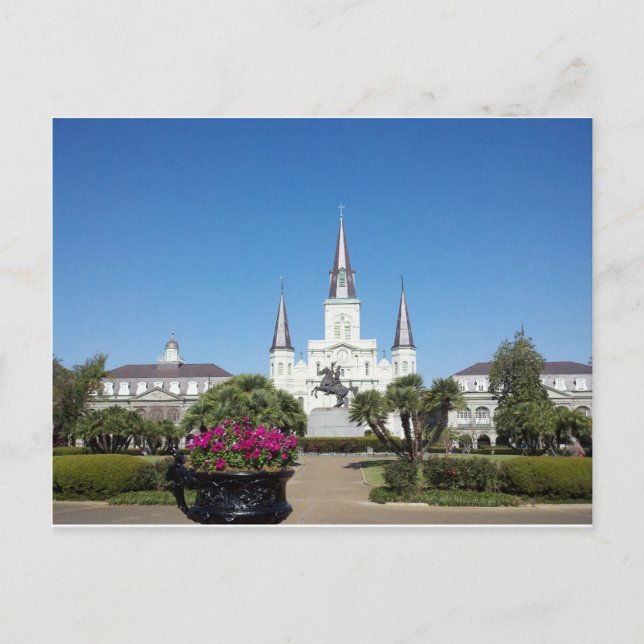 Jackson Square, New Orleans Postcard (Front)